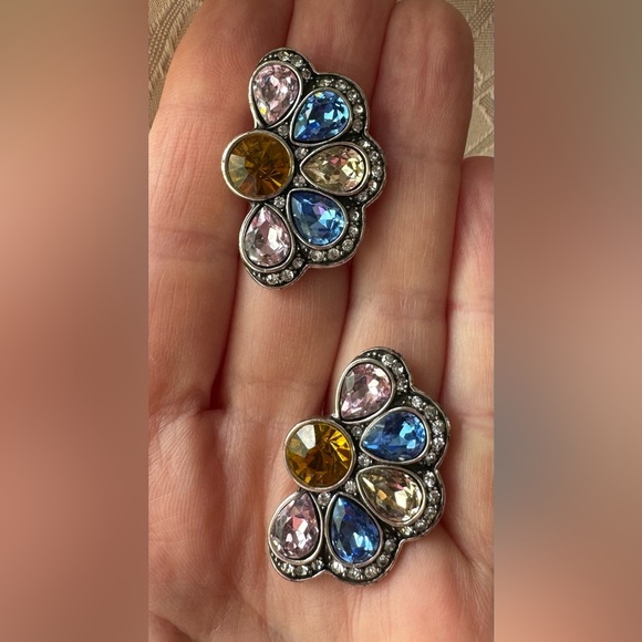 Jewelmint Peacock Earrings - Picture 6 of 10